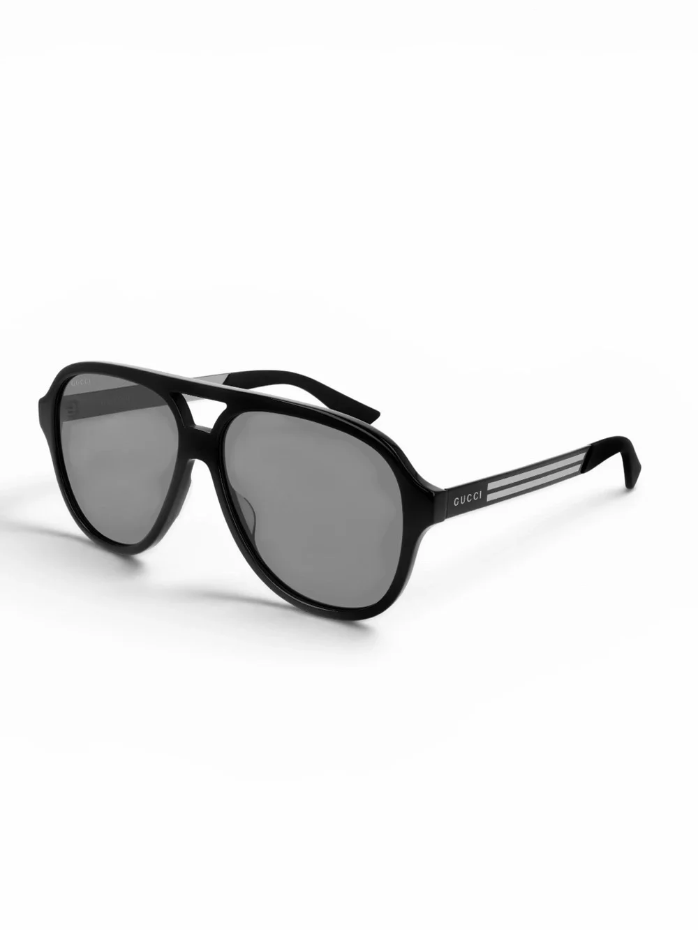 GUCCI Black Pilot Aviator Sunglasses GG0688S 001 | Retail $545